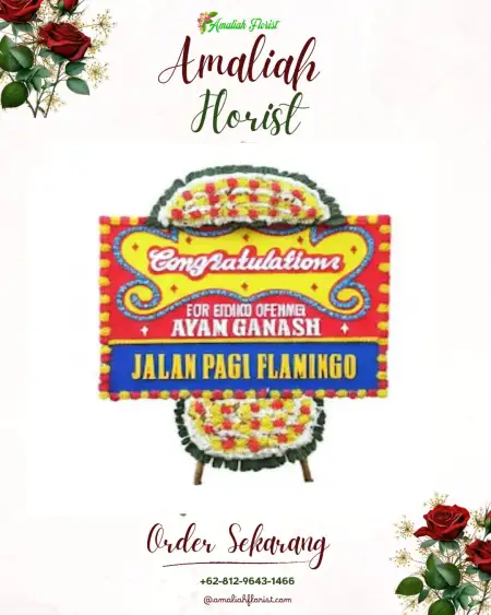 Sewa Papan Bunga Nisam